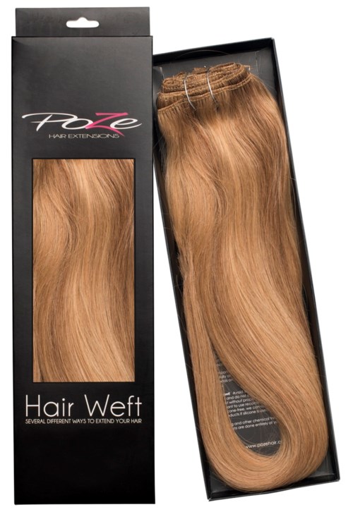 Poze Hairextensions Poze Standard Hairweft P10B/8B Brown Ashblonde Mix 50cm