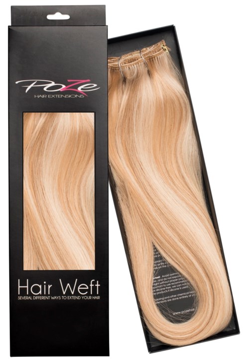 Poze Hairextensions Poze Hårträns Äkta P12NA/10B Sunkissed Beige 60cm P12NA/10B Sunkissed Beige 60cm