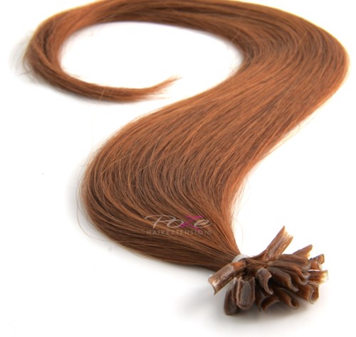 Poze Hairextensions Poze Keratin Premium Extensions 8BG Golden Honey 20 Slingor 60cm