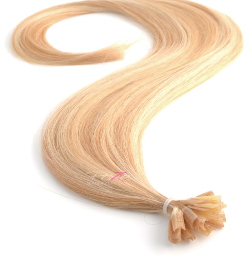 Poze Hairextensions Poze Keratin Premium Extensions P12NA/10B Sunkiss Blonde 20 Slingor 60cm