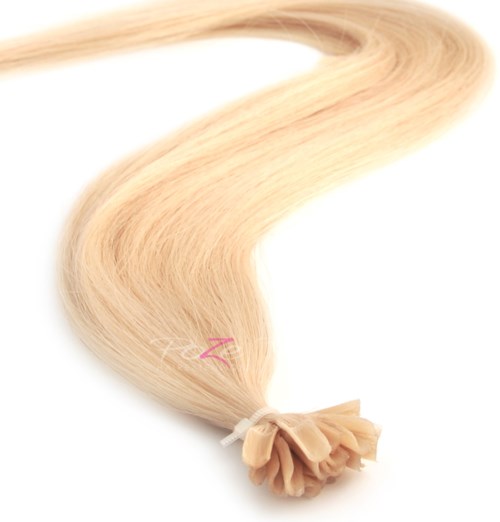 Poze Hairextensions Poze Keratin Standard 50cm 12A Pure Blonde