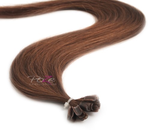 Poze Hairextensions Poze Keratin Standard 50cm 6B Lovely Brown