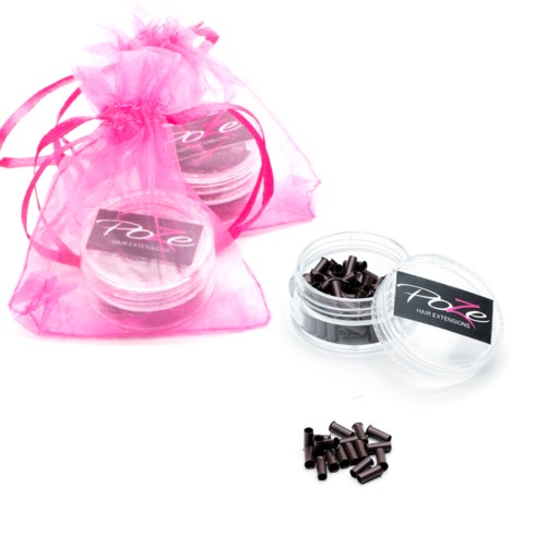 Poze Hairextensions Magic Rings 100 st Brown