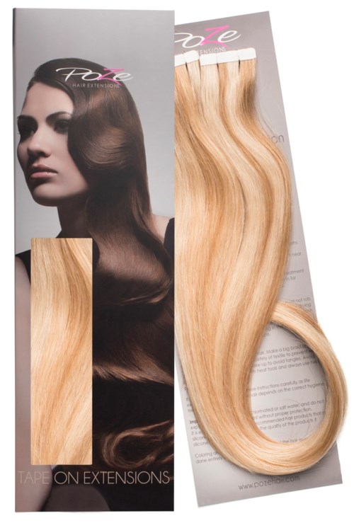 Poze Hairextensions Poze Tape On Extensions P12NA/10B Sunkissed Beige 4 cm/bit 60 cm