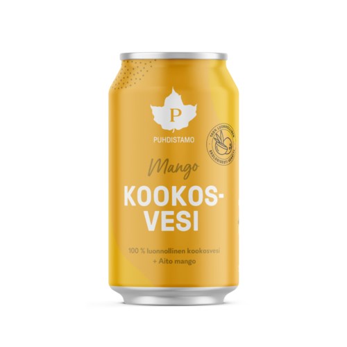 Puhdistamo kookosvesi Mango 310 ml