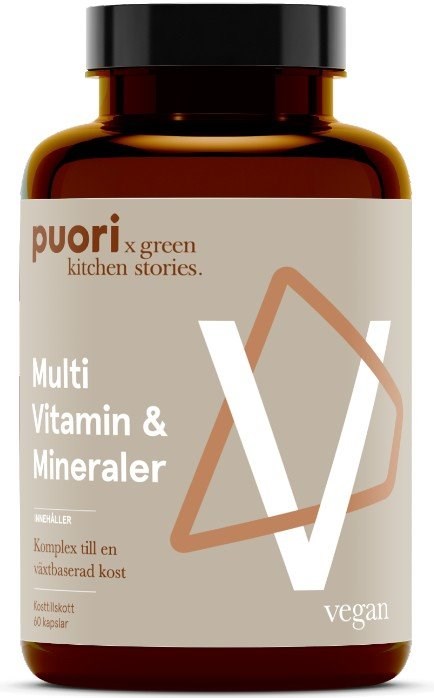 PUORI V Multi Vitamin & Mineraler 60 pcs