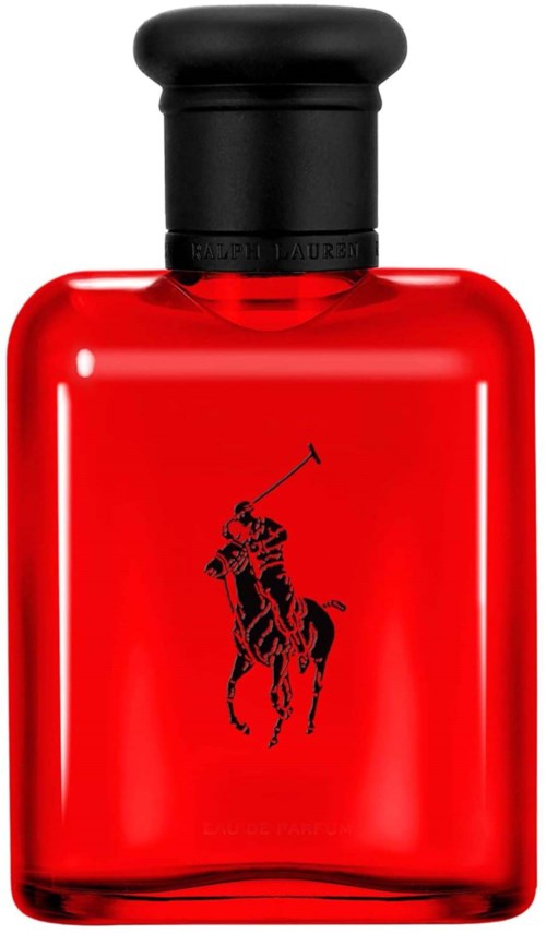 Retc sprühfles met zwarte dop en een klein logo van een polo-speler op een paard.