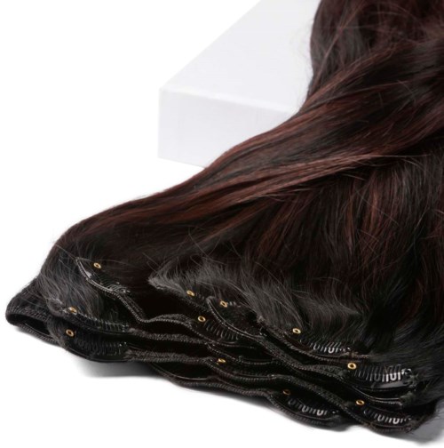 Rapunzel of Sweden 7 pieces 40 cm Cherry Infused Black Balayage B1.0/6.12