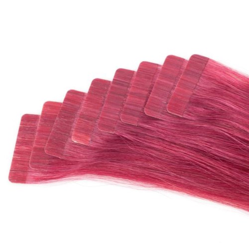 Rapunzel of Sweden Premium Tape Extensions Classic 4 50 cm 530 RASPBERRY MAHOGNY