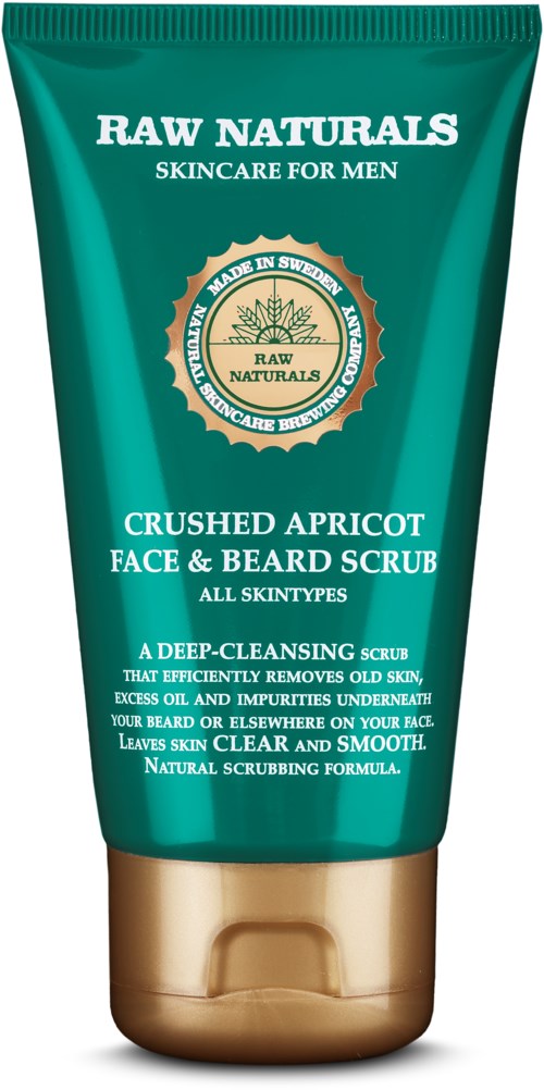 Raw Naturals Crushed Apricot Face & Beard Scrub