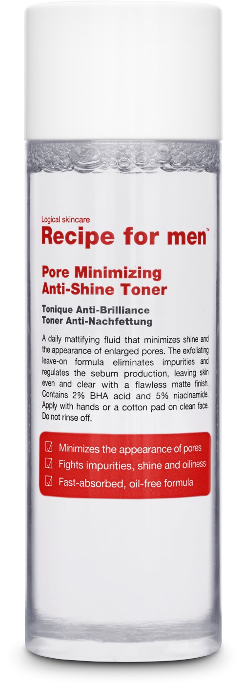 Recipe for men Pore Minimizing Anti-Shine Toner 100 ml