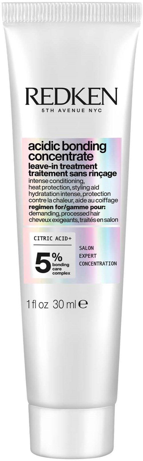 Redken leave-in-behandling med syra bonding concentrate, 30 ml, hjälper till att reparera och stärka håret.