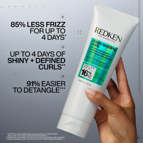 Redken shampoo belooft frizz te verminderen, krullen te verbeteren en makkelijker te ontwarren.