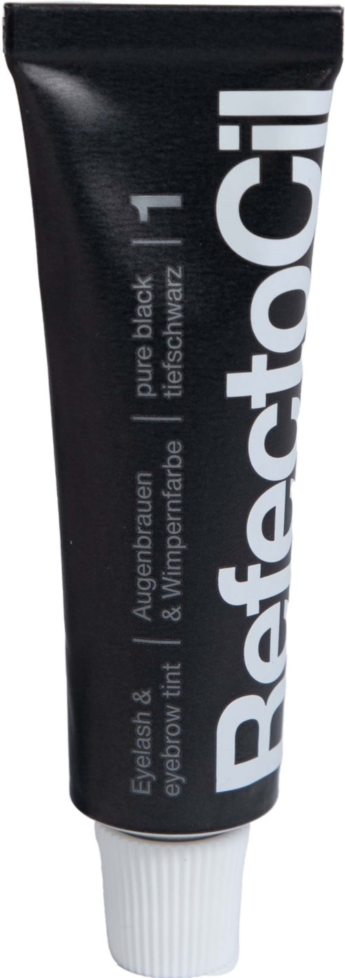 Schwarfe Tube mit 'Raffaetect®' Text, vermutlich ein Kosmetik- oder Augenprodukt.