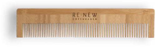 Ein Holzhaarreiniger mit der Aufschrift "RE-NEW COPENHAGEN".