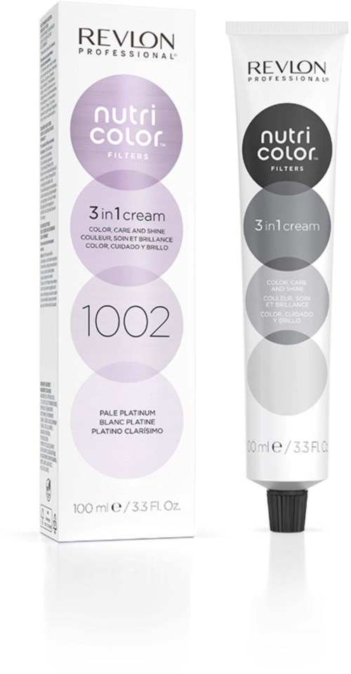 Revlon Nutri Color Filter Haarcreme für Farb-, Bond- und Glanz, in helles Platin, 100 ml.