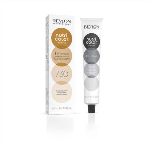 Revlon Nutri Color 3-in-1 Creme für Haare, Beigeton, 100 ml Tube, für Farbpflege und Glanz.