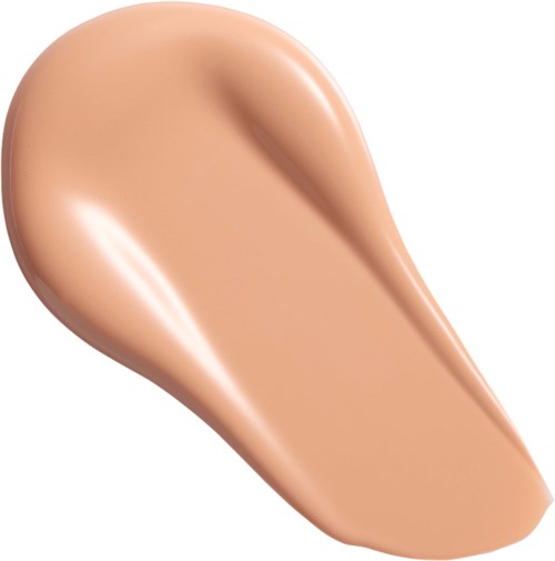 Tippa beigen värikosmetikkaa, sileä ja kermainen koostumus ja kiiltävä pinta.
