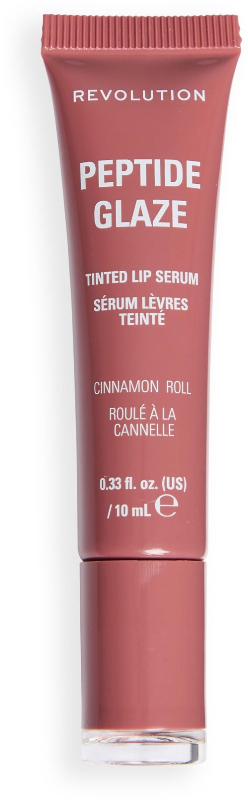 Revolution Beauty London Peptide Glaze Tinted Lip Serum Cinnamon Roll