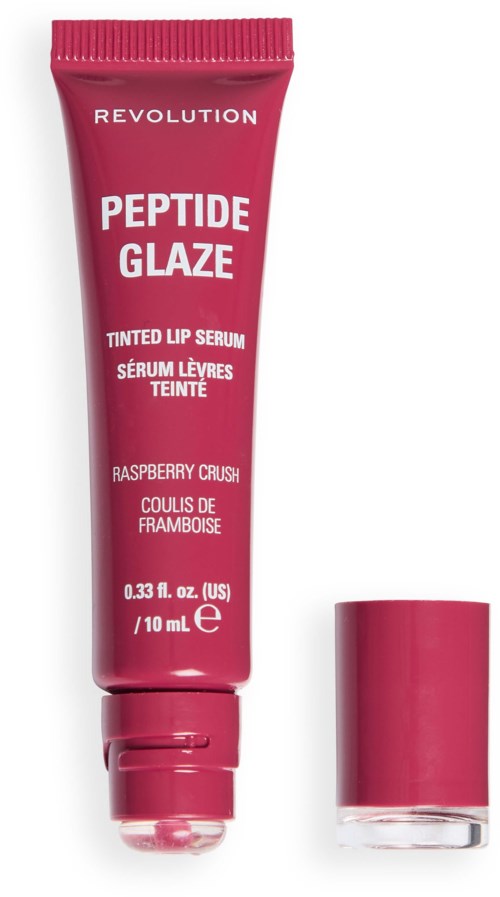 Revolution Beauty London Peptide Glaze Tinted Lip Serum Raspberry Crush