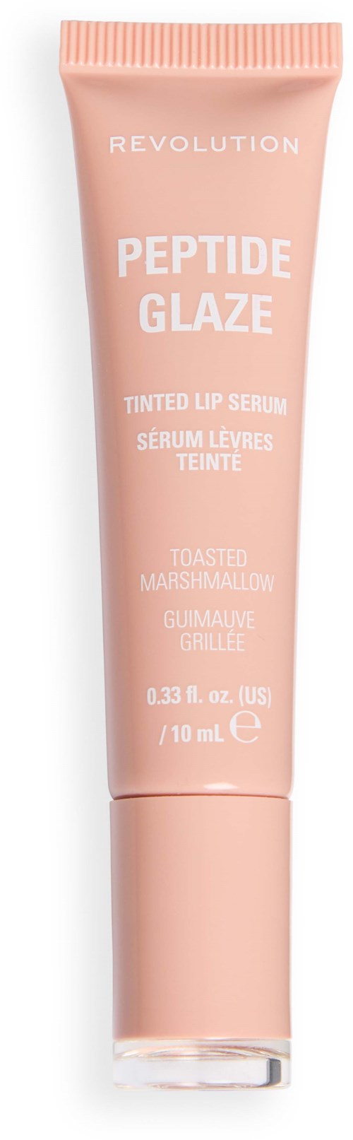 Revolution Beauty London Peptide Glaze Tinted Lip Serum Toasted Marshmallow