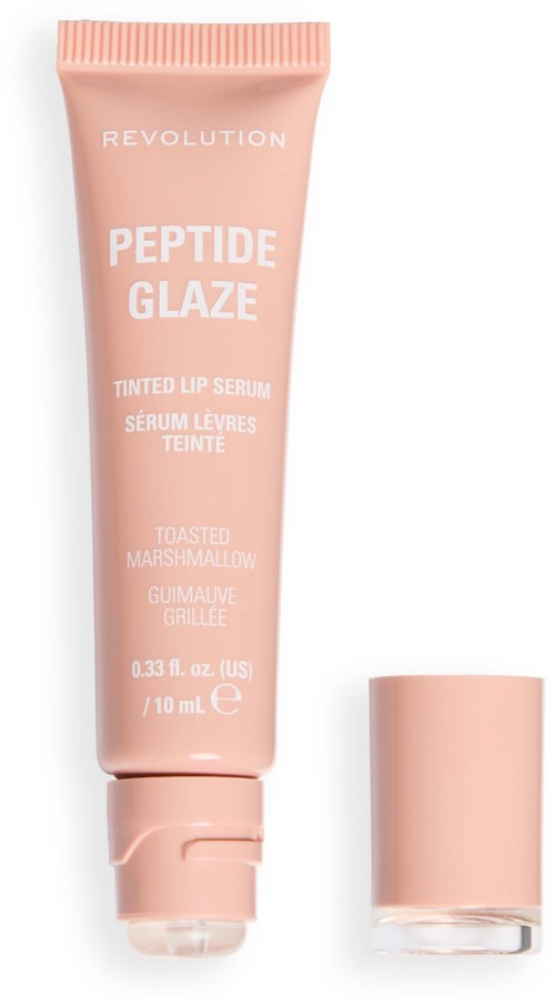 Revolution Beauty London Peptide Glaze Tinted Lip Serum Toasted Marshmallow