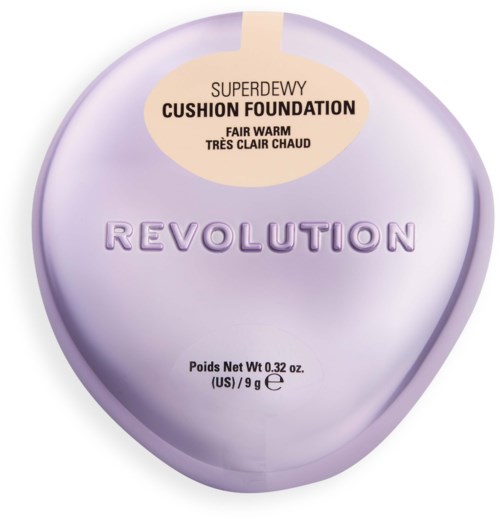 Revolution Beauty London Superdewy Cushion Foundation Fair Warm
