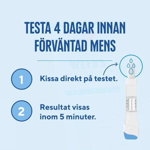 Deutscher Text, der erklärt, wie man innerhalb von vier Tagen auf Diabetes testet, zeigt Schritte und ein Testgerät.