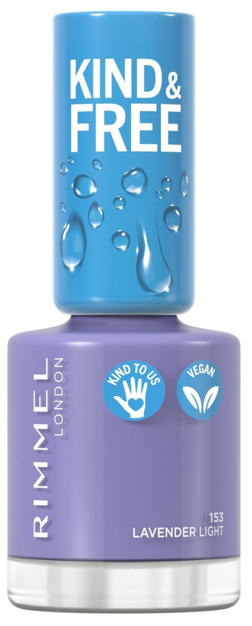Rimmel Kind & Free Clean Nail Polish 153 Lavender Light
