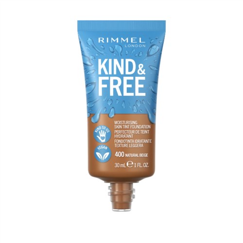 Rimmel Kind & Free Skin Tint Moisturizing Foundation Natural Beige 400