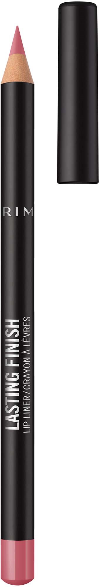Black pencil with pink tip and cap, labeled RIMM LASTING FINISH JELLY BORN NUDES.