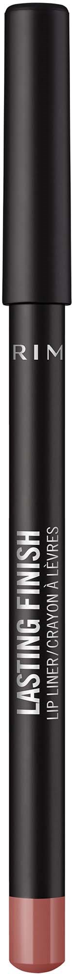 A black lip pencil with a pink tip, labeled RIM, for lip lining and finishing.