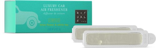 Eine Packung Luxus-Auto-Lufterfrischer mit zwei Nachfüllstreifen, um das Auto zu erfrischen.