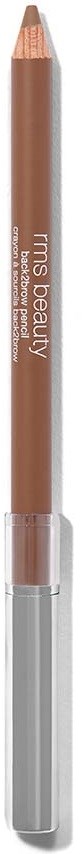 Ein brauner Make-up-Stift mit klarem Deckel und den Worten: 'mr's beauty'.