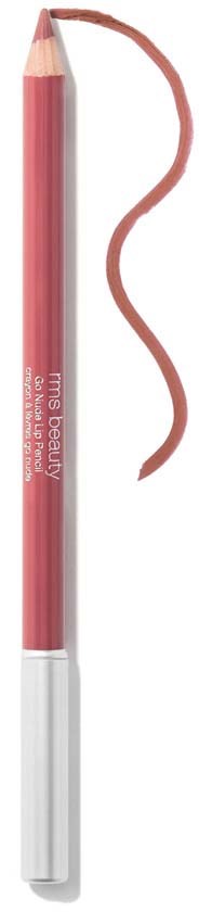 Ein pinkfarbener Lippenstiftstift mit einem geschwungenen Farbstrich daneben.