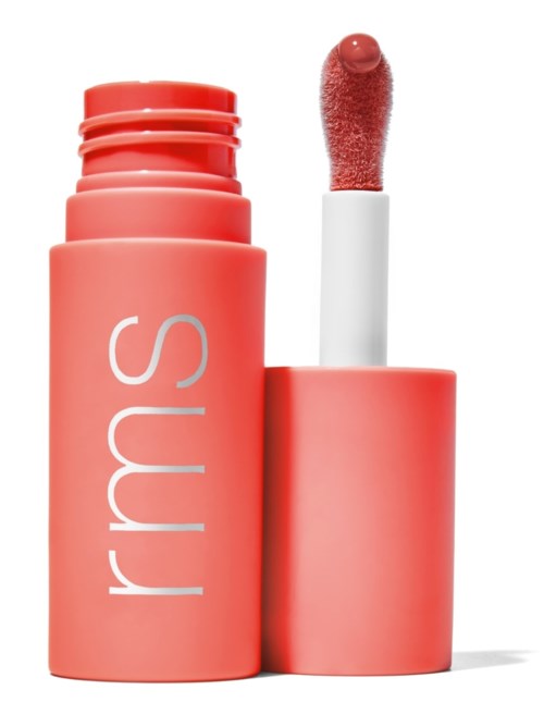 Ein pinkfarbener Lippenstifthülse ohne Deckel, zeigt den Lippenstiftaufsatz.