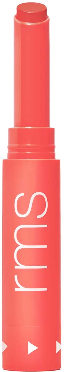 Ein rosa Lippenstiftstift mit der Aufschrift "rms".