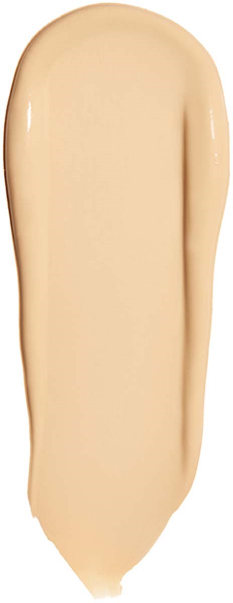 Eine beige Creme oder Lotion auf weißem Hintergrund.