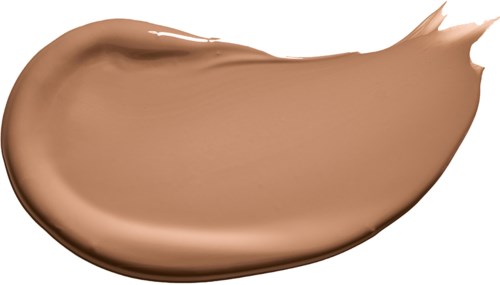 Ein Klecks von beige flüssigem Make-up oder Foundation mit glatter, cremiger Textur.