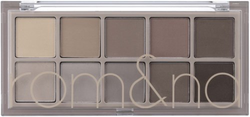 A palette of six shades from light to dark, likely for eye makeup or blending.
