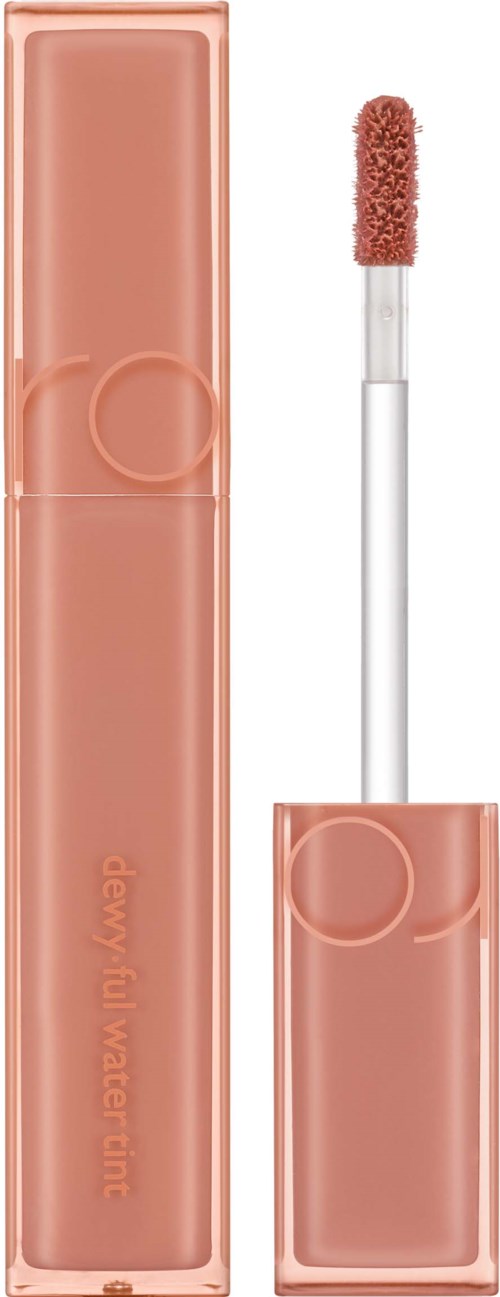Een lippenstift met een roze bromscoating en een applicator in de vorm van een hertengewei.