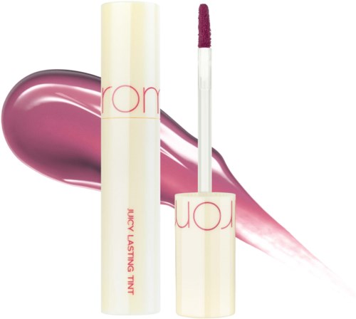 Lippenbalsemtub met roze kleur en een eenvoudig ontwerp, met de applicator zichtbaar.