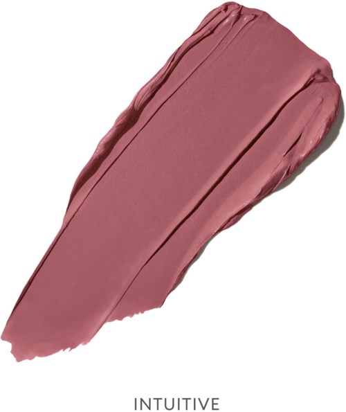 A swatch of pink-brown makeup or lipstick with a smooth, curved surface.