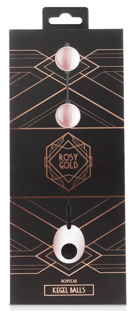 Rosy Gold Ben Wa Balls Gold