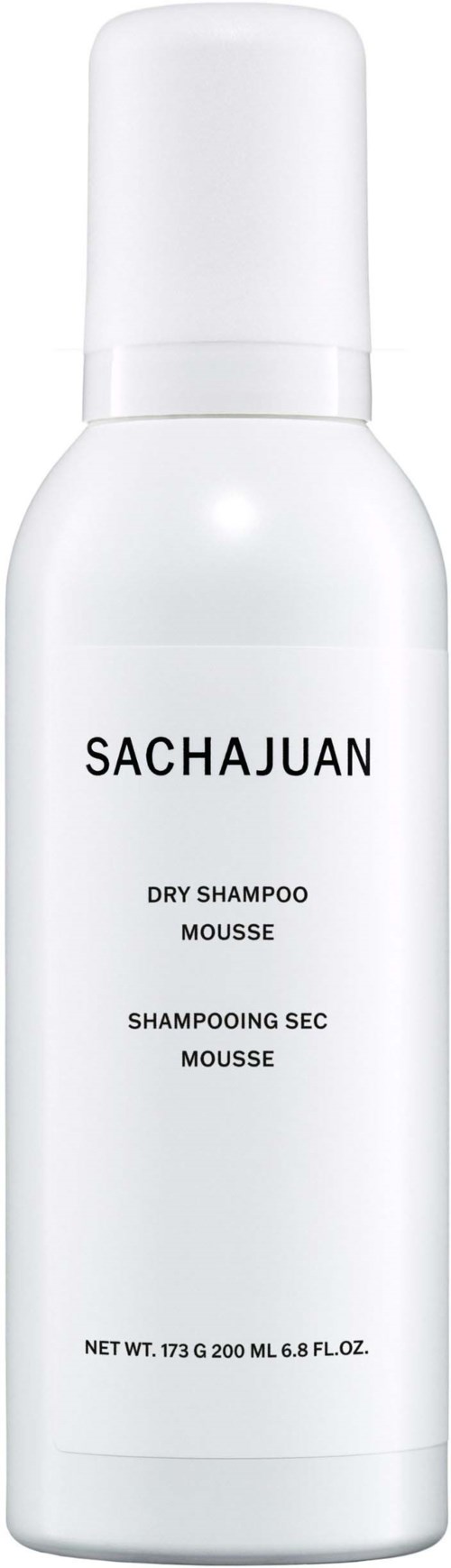 Weiße Flasche mit schwarzem Text 'SACHAJUAN' und