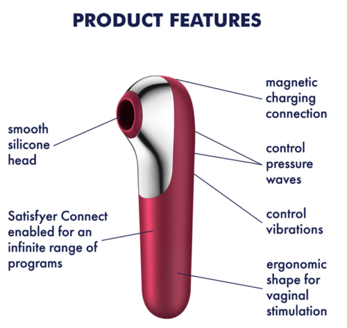 Satisfyer Dual Love Red