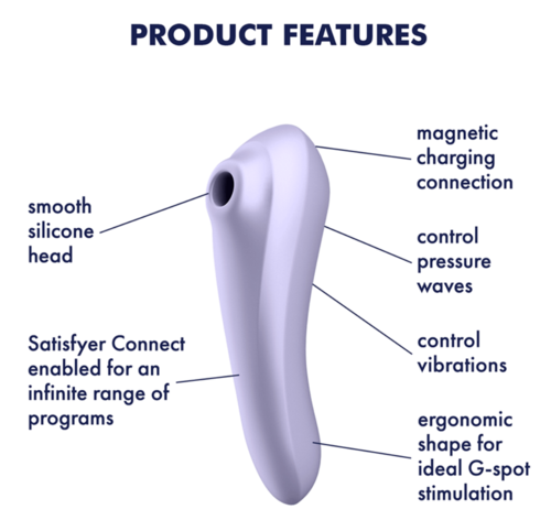 Satisfyer Dual Pleasure Mauve