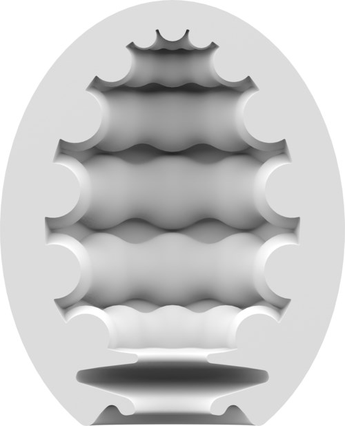 Gray oval logo with a central dragonfly, featuring layered sections and a shadowed base.