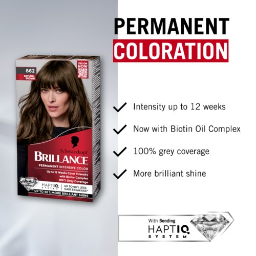 Schwarzkopf Brilliance 862 Natural Brown