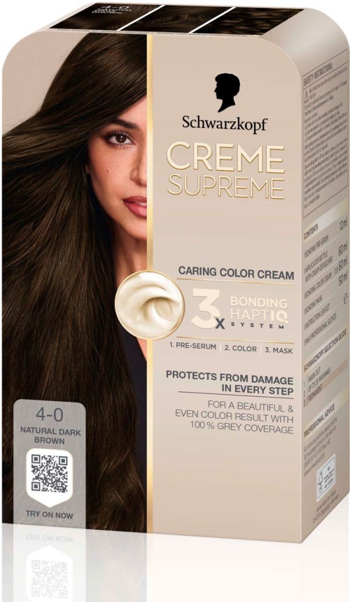 Schwarzkopf Creme Supreme  4-0 Natural Dark Brown